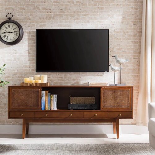 All modern outlet entertainment center